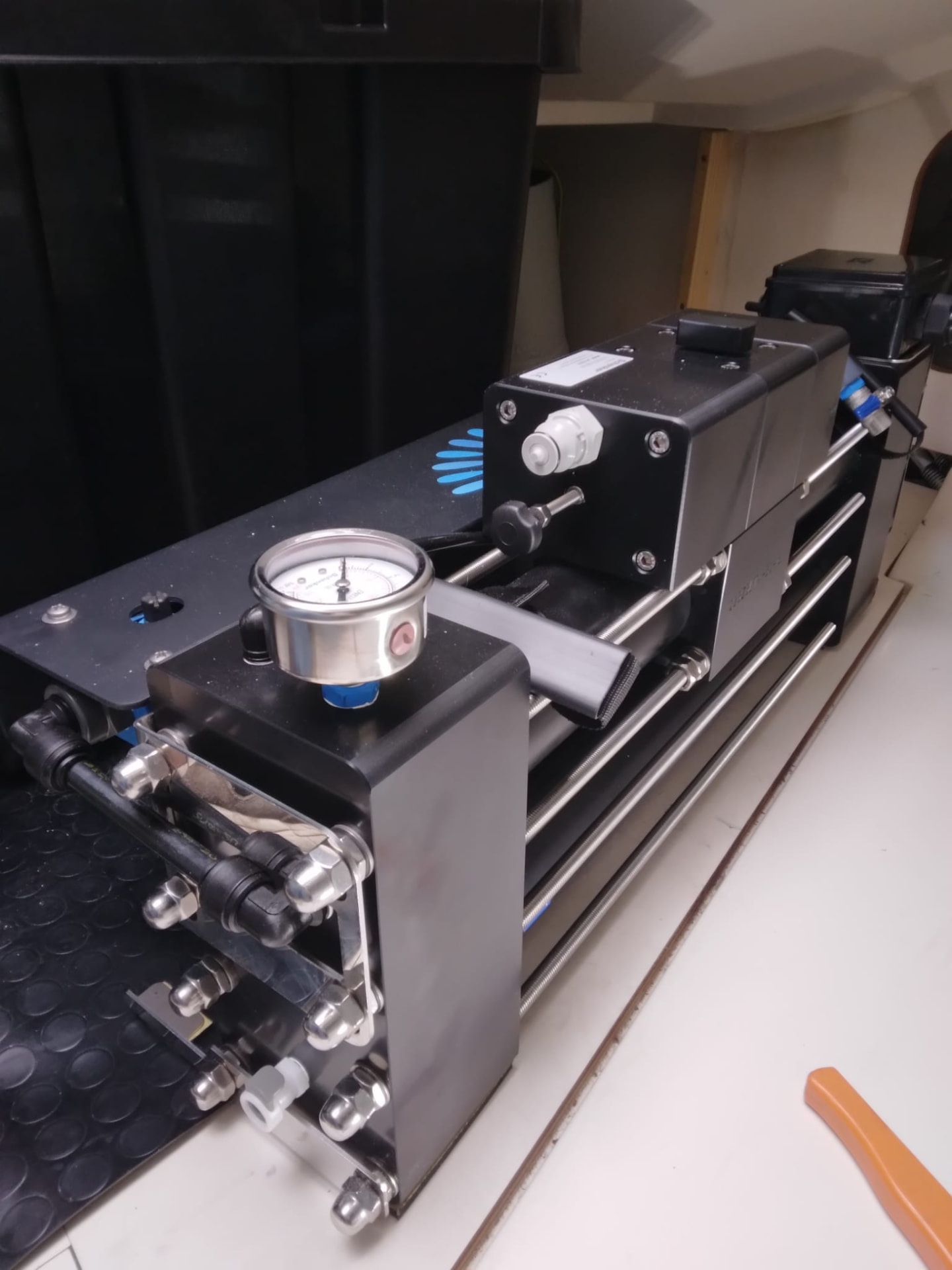 Schenker watermaker installed on board a sailing yacht